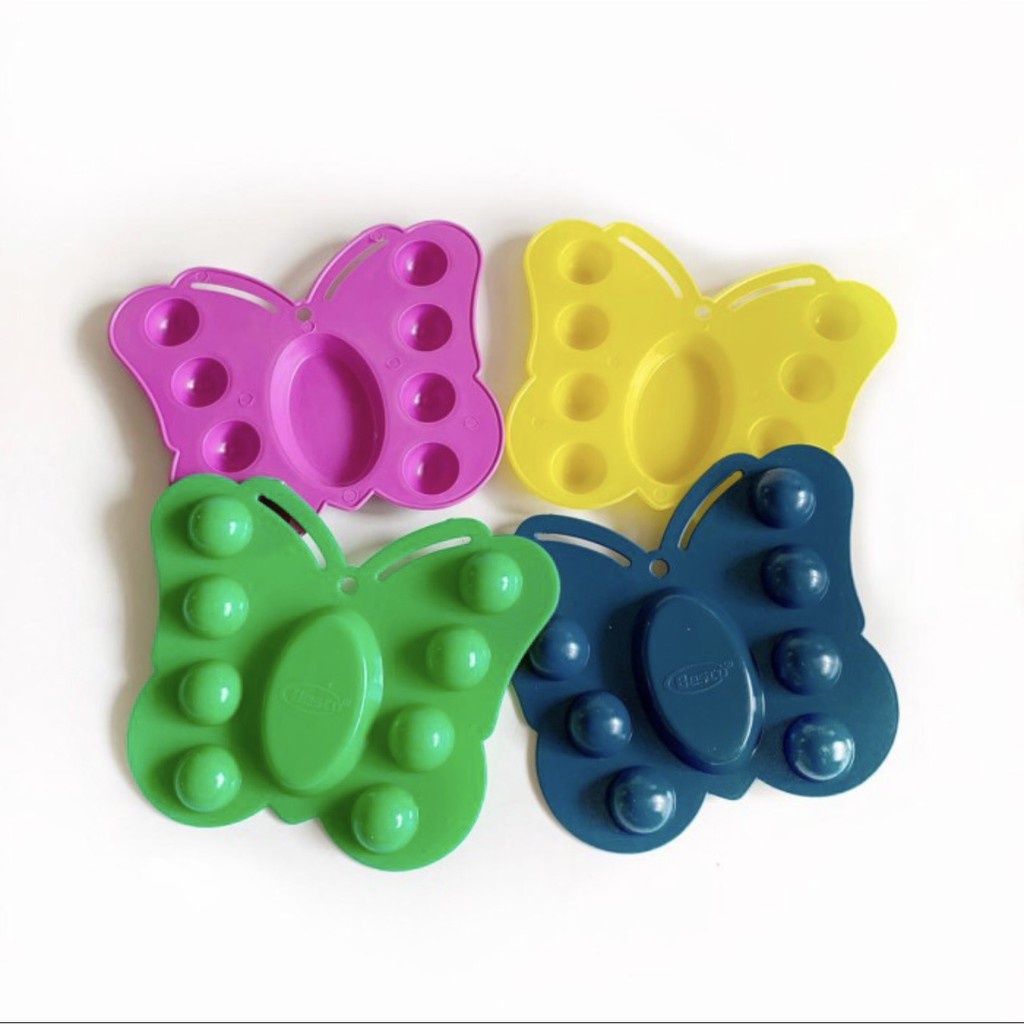 

L4W 1LUSIN PALET LUKIS / PIRING CAT AIR KUPU KUPU / TEMPAT CAT AIR BUTTERFLY - BESCO V2B