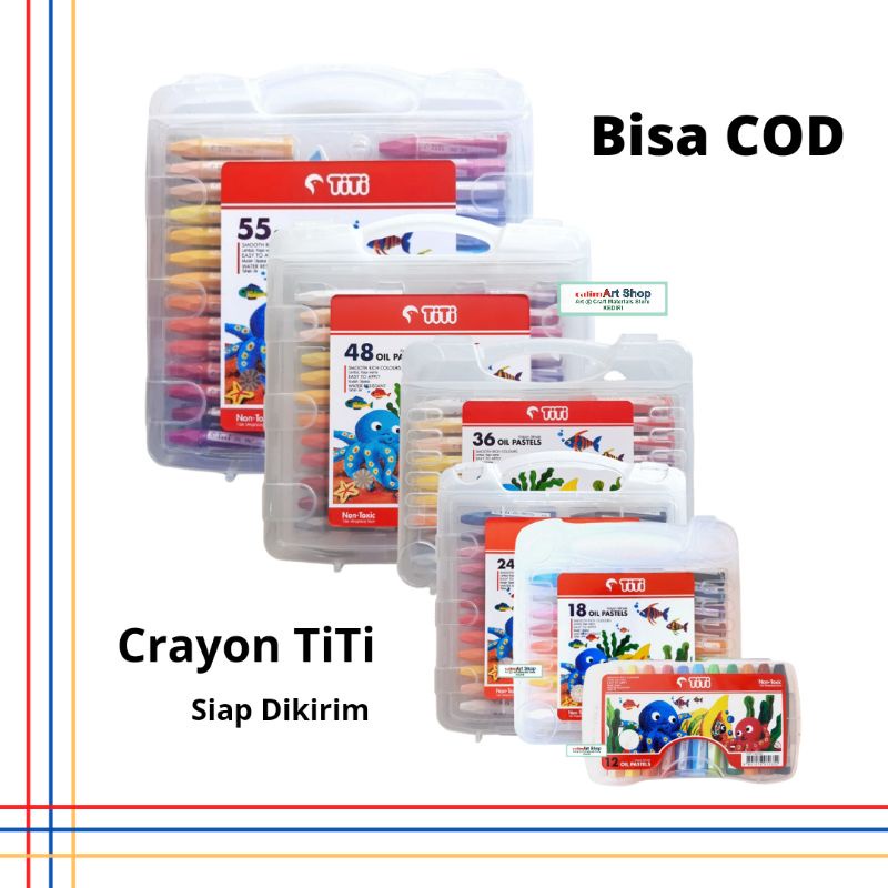 

Z7J KRAYON / CRAYON TITI OIL PASTEL LENGKAP 12W, 18W, 24W, 36W, 48W, 55W UH9