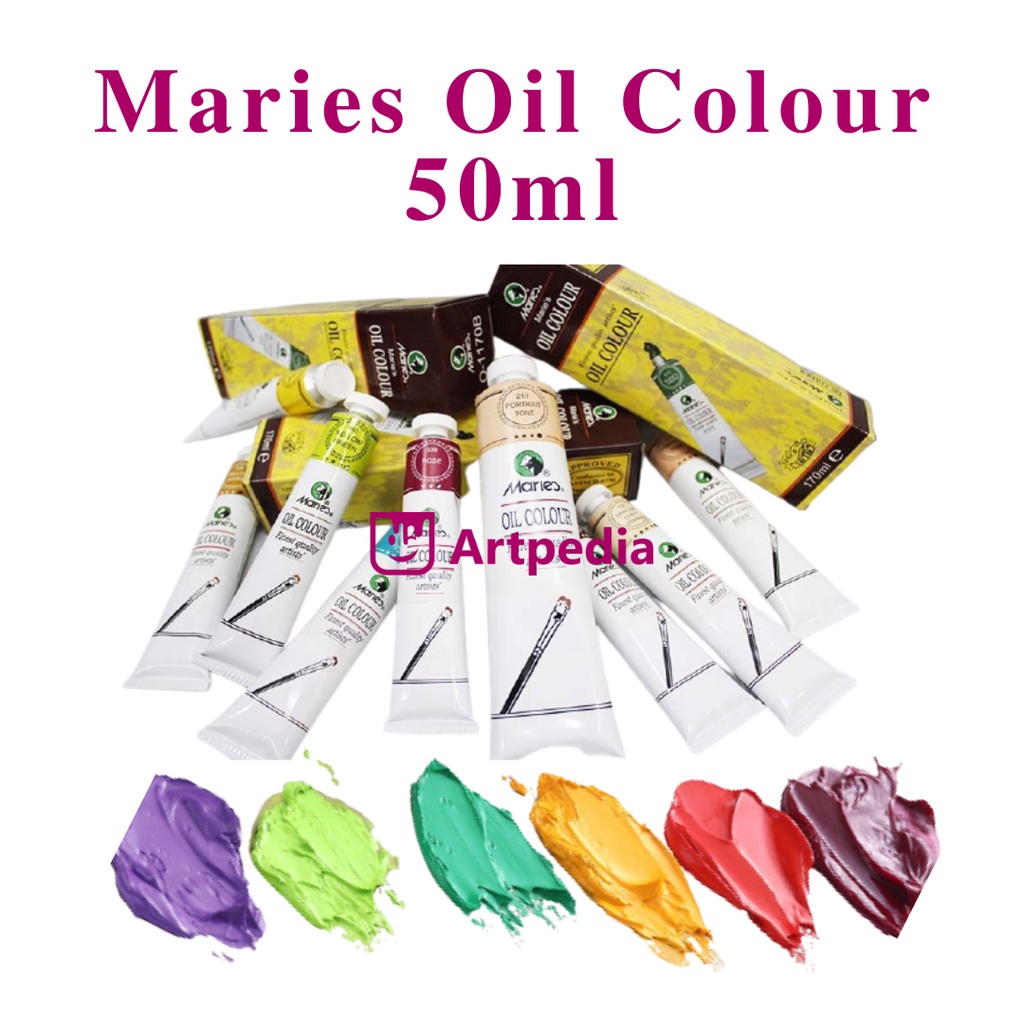 

L4W CAT MINYAK - MARIES OIL COLOUR 50ML / OIL COLOUR 50ML SATUAN - PART 1 G9A