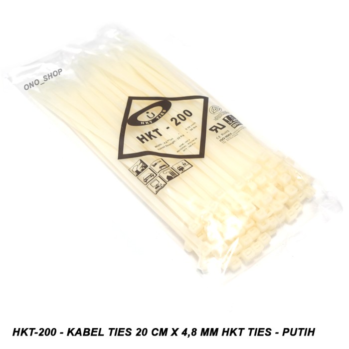 

Terlaris Hkt-200 - Kabel Ties 20 Cm X 4,8 Mm - Hkt Ties