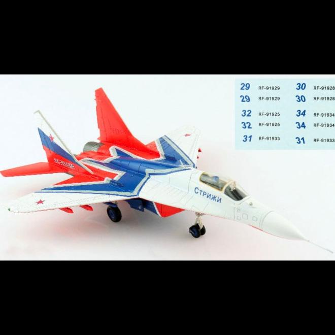 Diecast Pesawat Hobby Master Mig-29 Strizhi Aerobatic Team Ha6511B