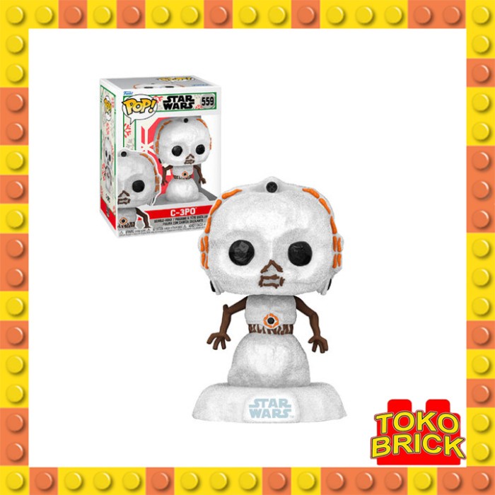 PROMO FUNKO POP FUNKO STAR WARS HOLIDAY C-3PO 559 TERMURAH