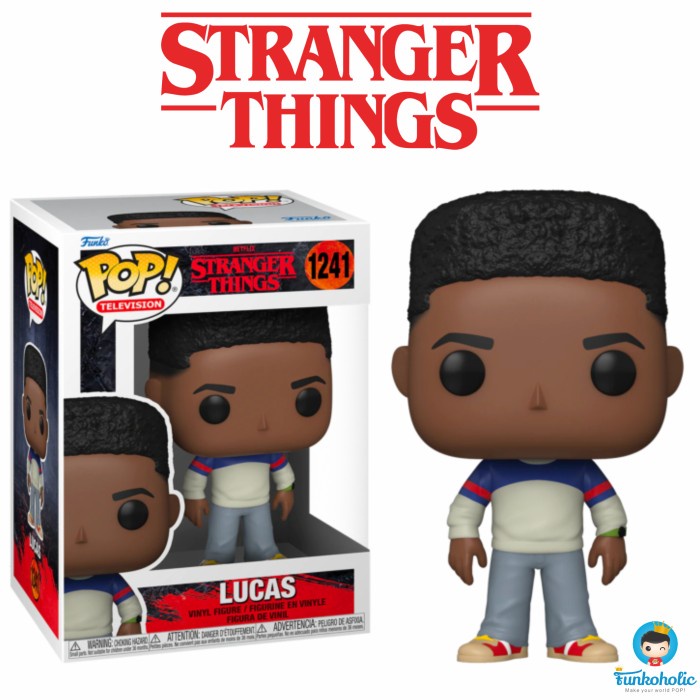 MUST HAVE FUNKO POP TELEVISION STRANGER THINGS SEASON 4 - LUCAS SINCLAIR #1241 TERBARU