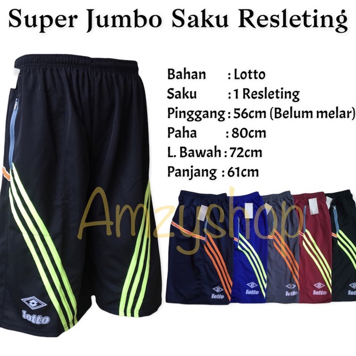 VQMQ3059 【murah】  Celana Pendek Pria Super Jumbo Big Size XXL-XXXXL | Kolor Pria Dewasa Color Pendek