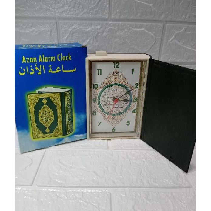 ཧ XL 9694 Jam beker adzan/jam beker alarm/jam beker unik/jam meja model Al Qur'an/jam weker adzan TE