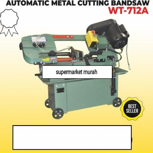 Bandsaw Potong Besi Otomatis 65 Fpm Metal Cutting Machine -Wt712A
