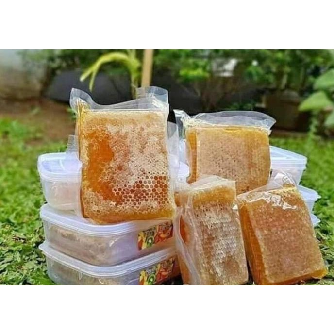 

madu sarang malifera, raw honey,honey comb.500 gr