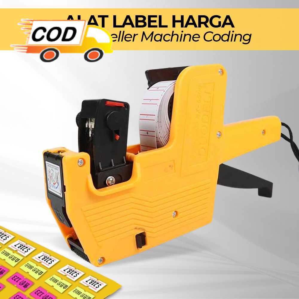 

Alat Label Harga Price Labeller 8 Digit Angka 1 Baris Line Isi Ulang Mudah Digunakan