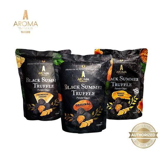 

AROMA Black Truffle Potato Chips Honey Dijon - Keripik Kentang Madu Best Seller