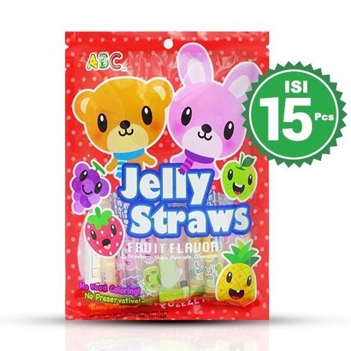 

[isi 15 Pcs] ABC Fruit Jelly Straws - Jeli Rasa Buah Korea Snack Best Seller