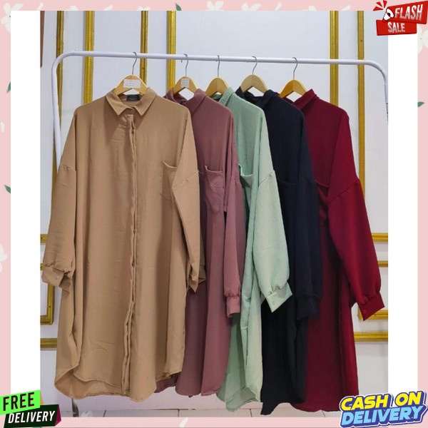 Dress Tunik Atasan Wanita Terbaru Tunik Long Dress Tuniq Wnita Tinik Cewek Cantik Baj Tnik Model Ter