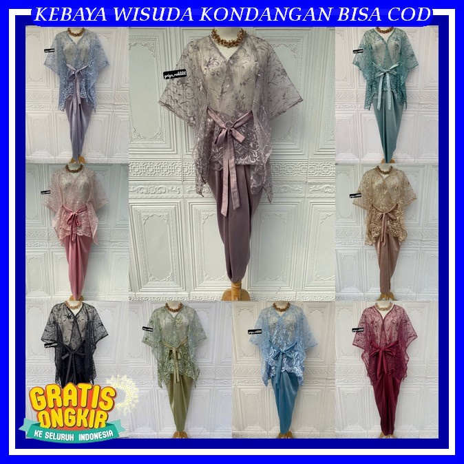 Ootd Kondangan Wanita Kekinian Hijab Atau Non Hijab Atasan Brokat Wnita Lamaran Kamis Pahingan Baju 