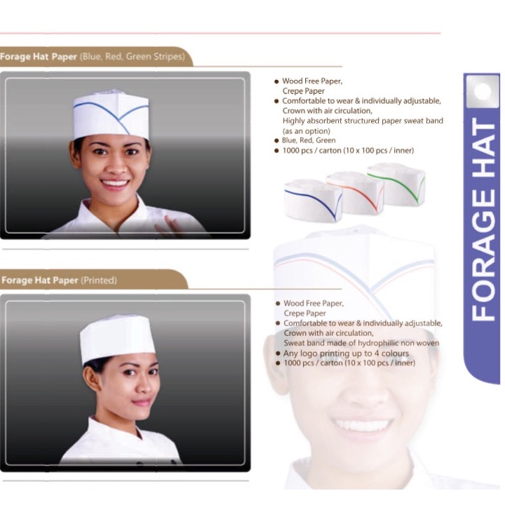 MURAH MERIAH. Topi Koki Peci Kertas