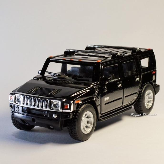 Kinsmart 2008 Hummer H2 SUV Black