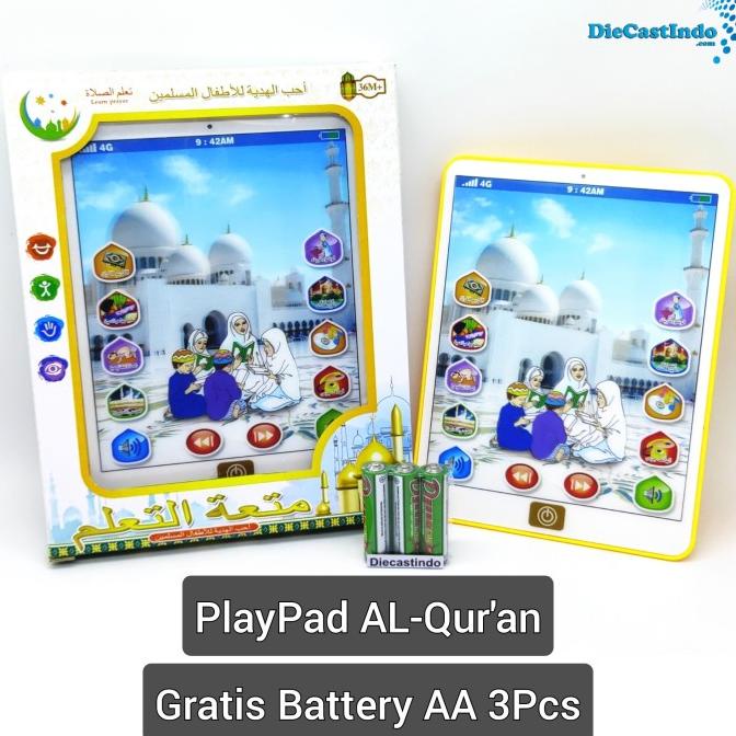 Mainan Anak Edukasi Playpad Tablet Ipad Muslim Belajar Al-Quran