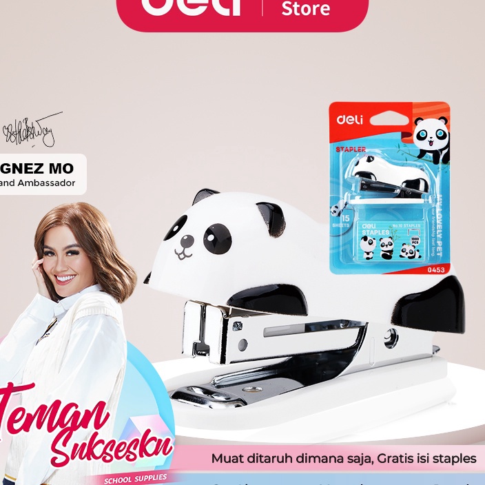 

KHVR7442 STOK SIAP 【COD Deli Staples Sekolah Mini #10 E0453