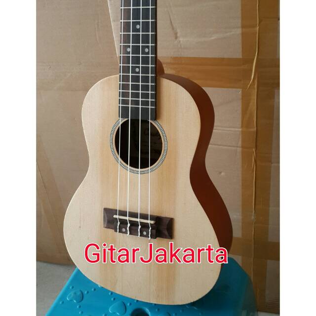 Ukulele Concerto Merk Cowboy Tipe Uk-23 Nt Natural Jakarta Senar 4
