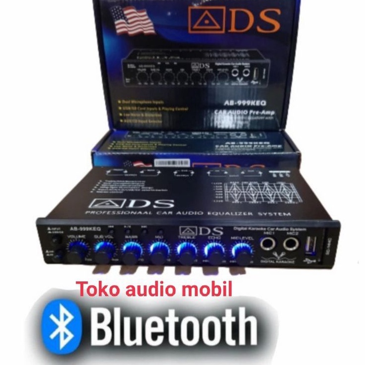 Parametrik Karaoke Equalizer Bluetooth Usb