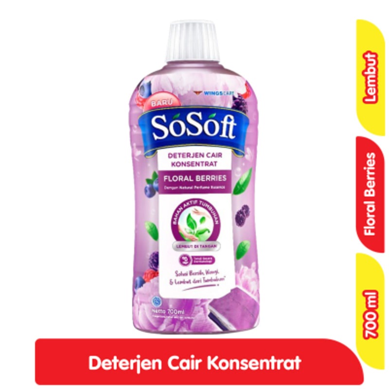 SoSoft Deterjen Cair Konsetrat 700 ml / Deterjen Cair / Deterjen Cair Murah
