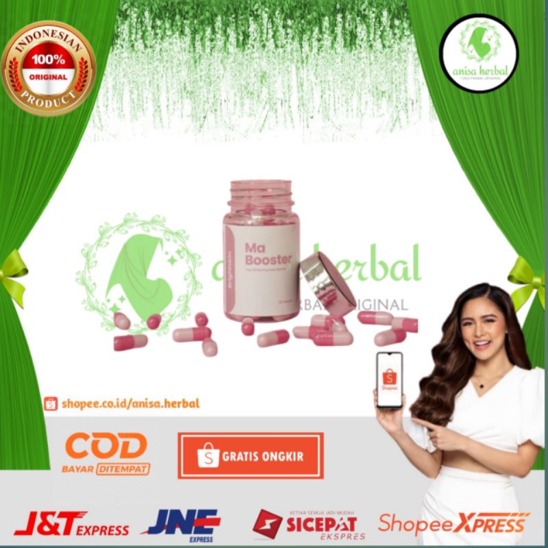 Ma Booster Whitening Kapsul Pemutih Badan Suplemen Pemutih Badan