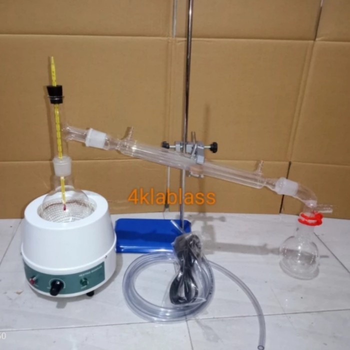 Best Seller Destilasi 1000 Ml Set + Heating Mantle