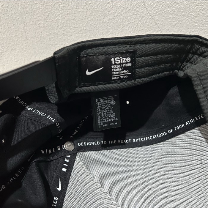 TERBARU Topi Golf Nike True Snapback Golf Cap Black Pine Green