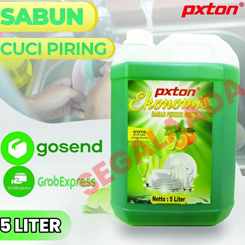 CHEKOUT. Sabun Cuci Piring PXTON Ekonomis Anti Bakteri 5L