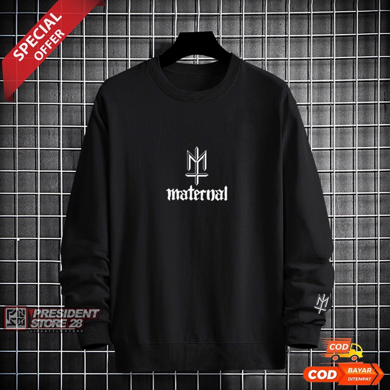 BEST SELLER. Sweater Crewneck Maternal Disaster / CREWNECK Jaket Sweater Hoodie SWEATSHIRT Hodie Swi
