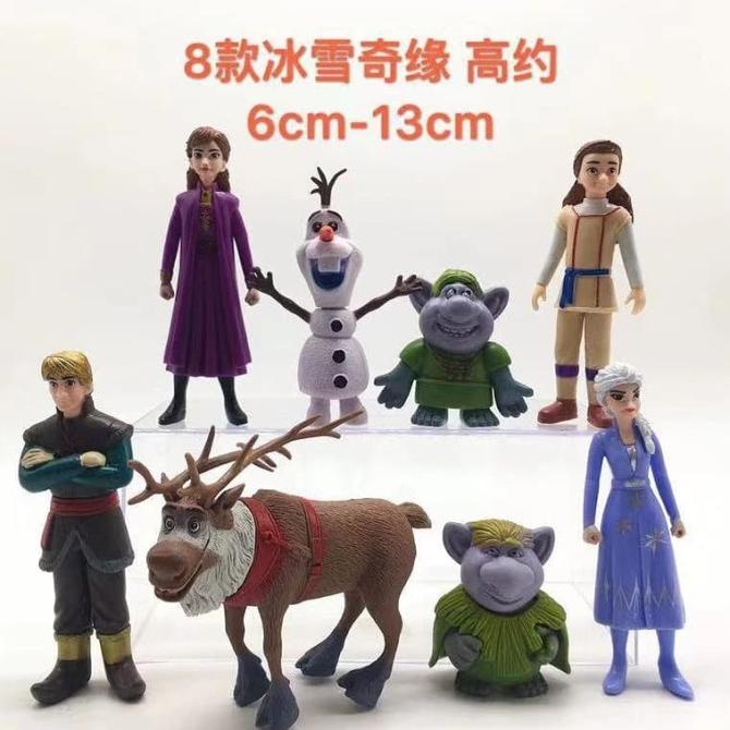 Pajangan Topper Kue Ultah Disney Princess Frozen 2 Elsa Anna Friends