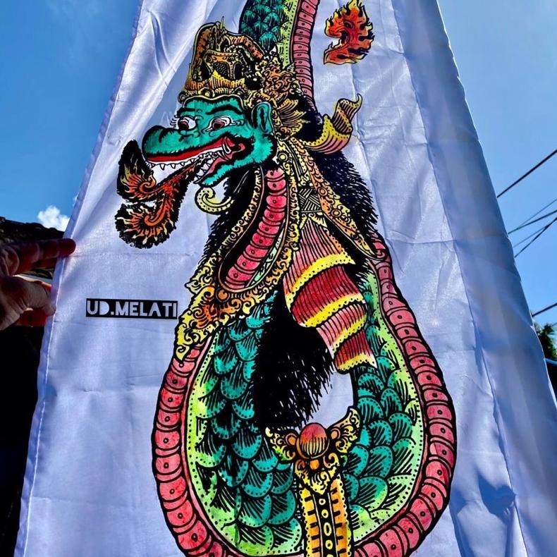 Merdeka Umbul Umbul Bali Motif Naga ,,