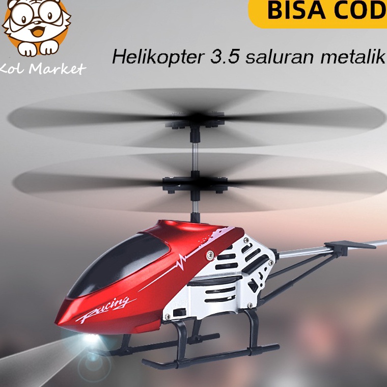 Harga Bersahabat.. Helikopter RC 3.5CH Paduan Helikopter Mainan RC Helikopter Anak Laki-laki Mainan 
