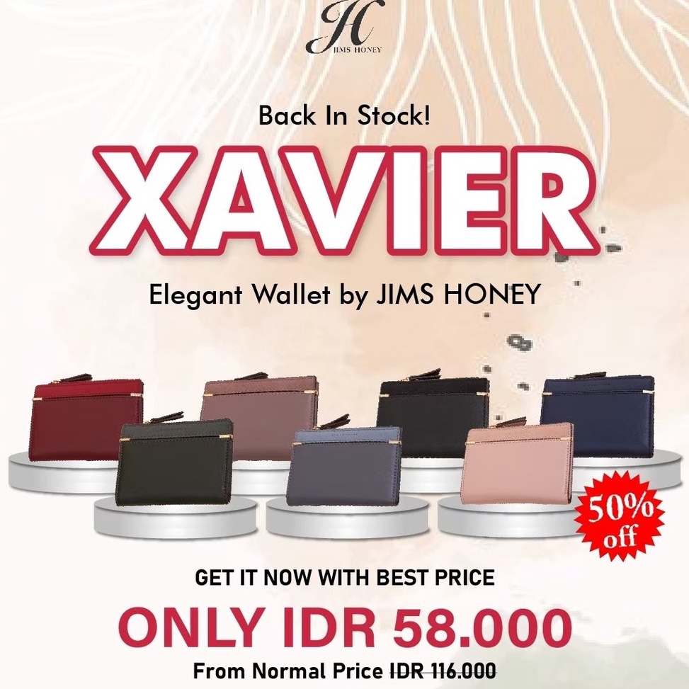 Rekomendasi.. XAVIER JIMSHONEY DOMPET LIPAT KECIL WANITA