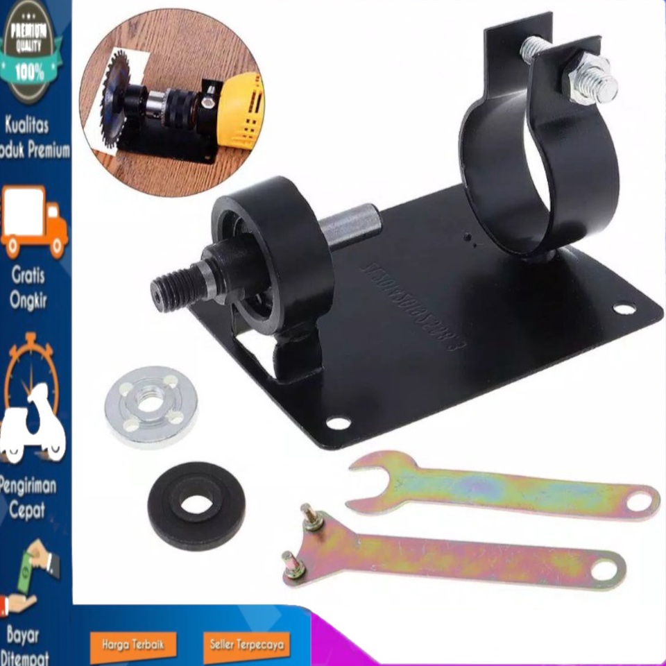 SALE. Dudukan Bor Adaptor / Drill Table Stand / Dudukan Bor Meja Gerinda Stand Holder Portable Brack