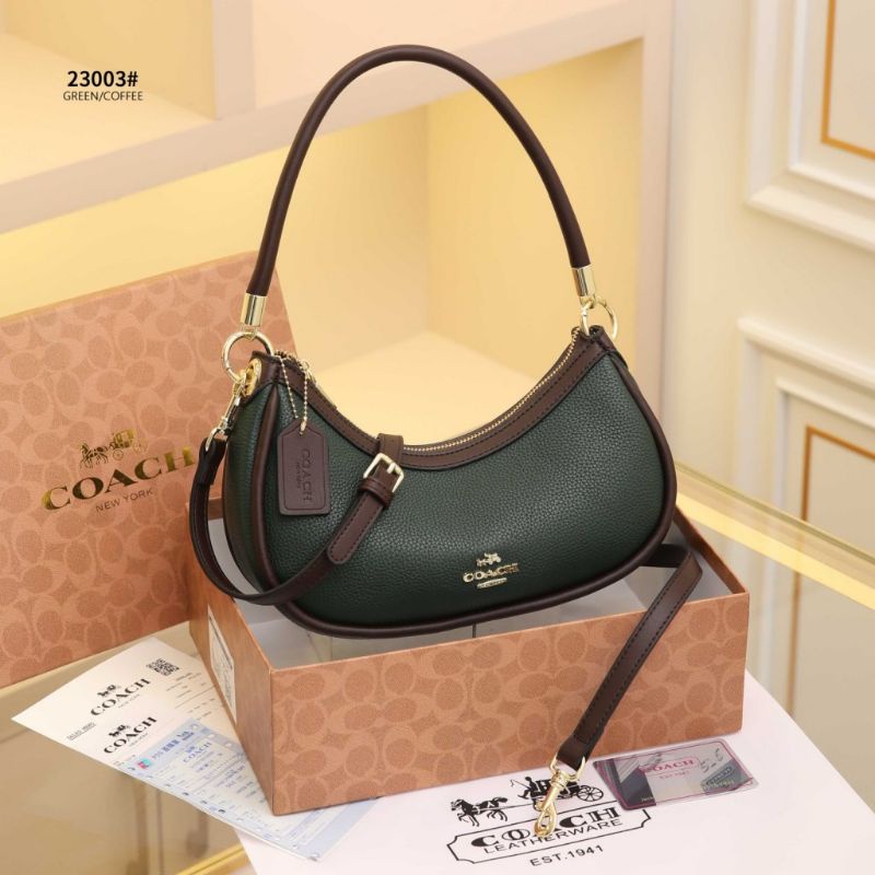 COACH 23003 Leather Hobo Shoulder Bag