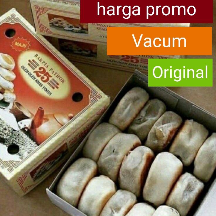 

12.12 BRANDS FESTIVAL BAKPIA PATHOK 25 asli ,oleh-oleh jogja ,isi 15 biji, Vacum.