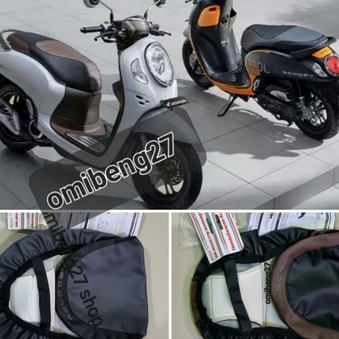 Stok Baru pelindung jok motor honda scoopy 2023 prestige original