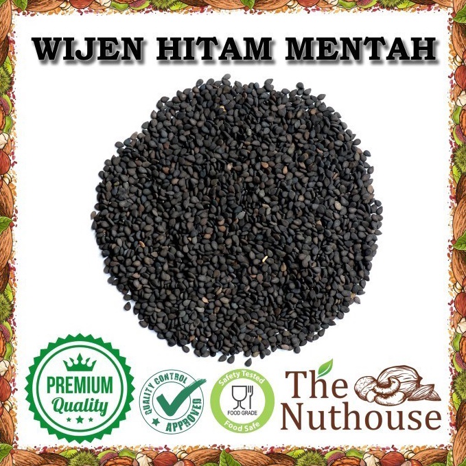 

Terbaru.. 1kg Black Sesame Seeds RAW / Biji Wijen Hitam Mentah [Premium] Z0Z