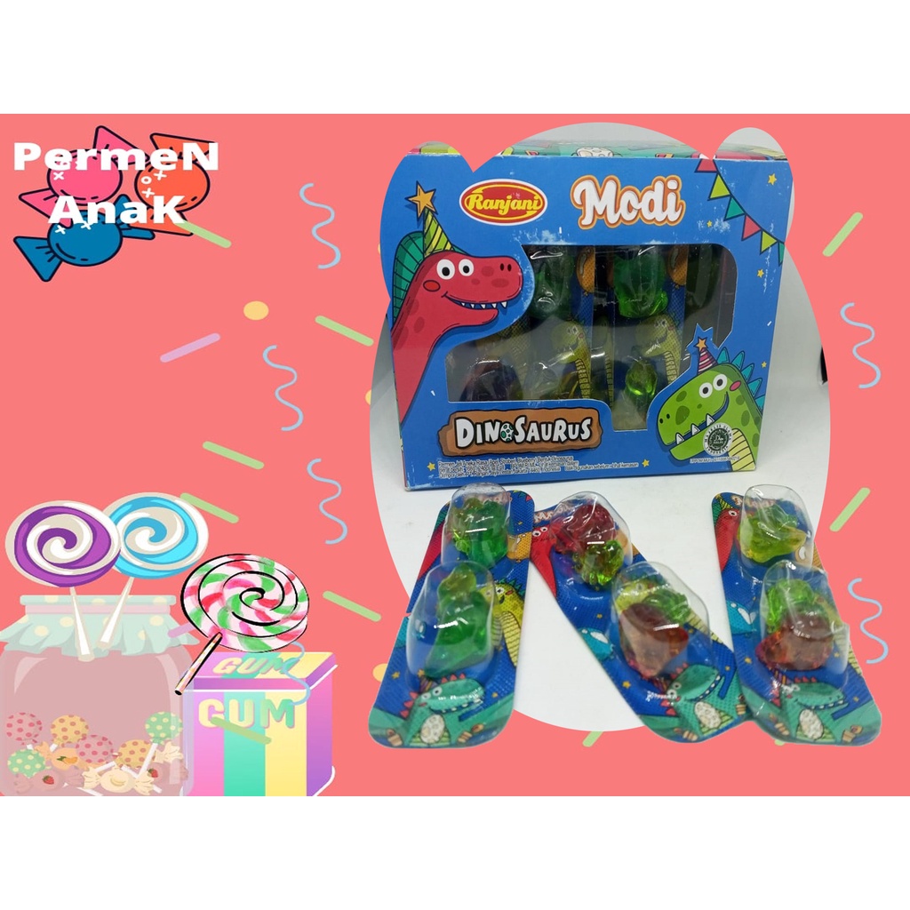 

permen anak warung modi dino saurus 24pcs