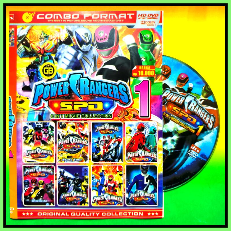 KASET FILM KARTUN ANAK KOLEKSI POWER RANGERS SPD TERBARU BAHASA INDONESIA.