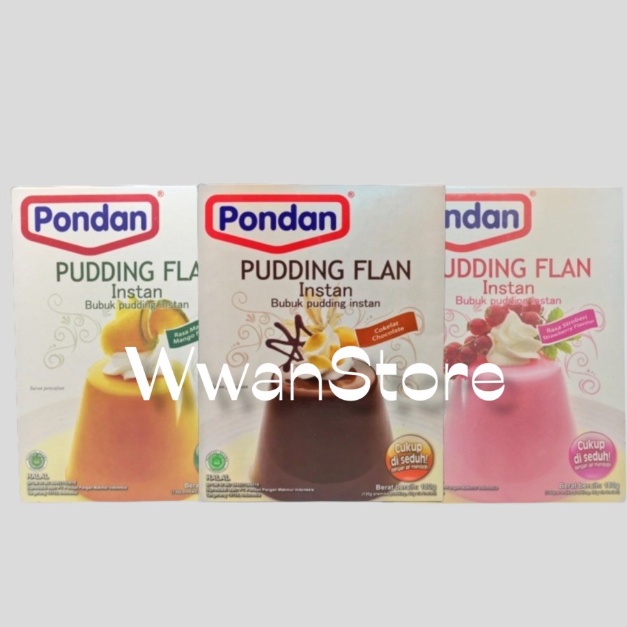 

Pondan Pudding Flan All Variant 180gr