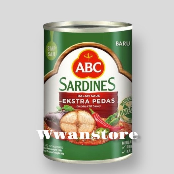 

ABC Sardines Extra Pedas 425GR