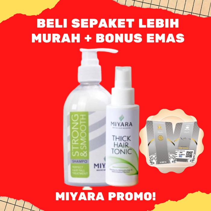 Miyara Hair Tonic - Perawatan Rambut Rontok Vitamin Penumbuh Rambut