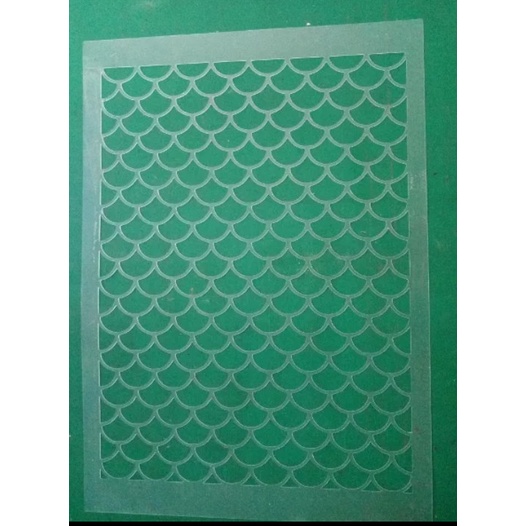 

Best Seller Stencil Airbrush Sisik Ikan Naga