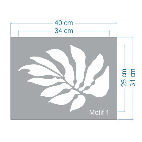 

Best Seller Flower Stencil Motif 33