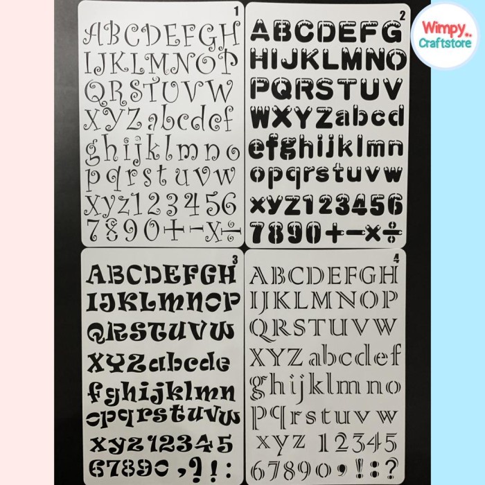 

Best Seller Plastic Stencil Stensil Dekorasi Motif Cetakan Texture Motif 8