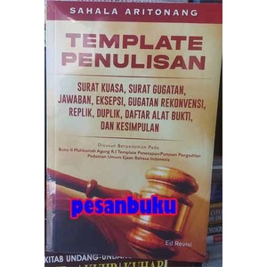 

Terlaris Buku Template Penulisan Surat Kuasa Surat Gugatan Jawaban Eksepsi