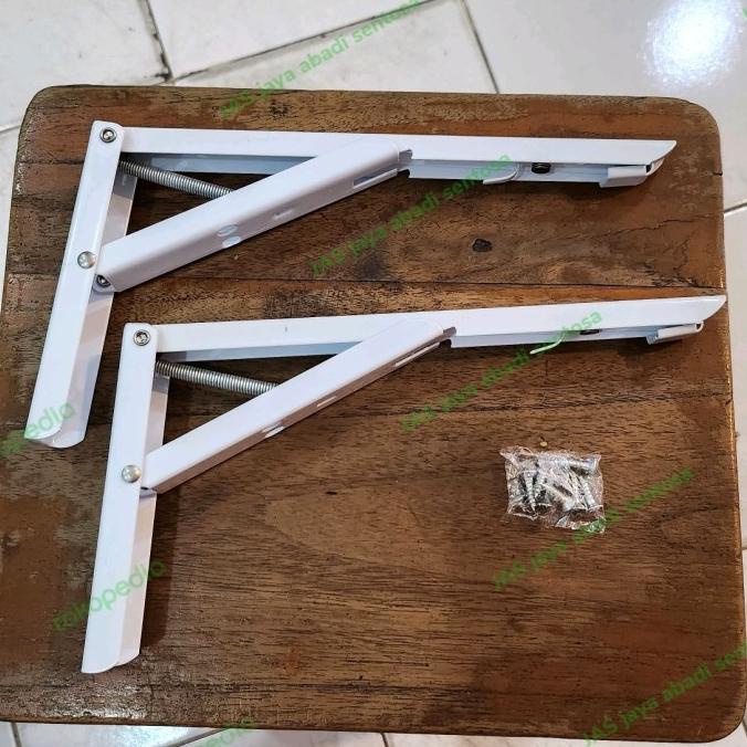 *****] Braket Siku Lipat Per / Engsel Meja Bakso siku lipat