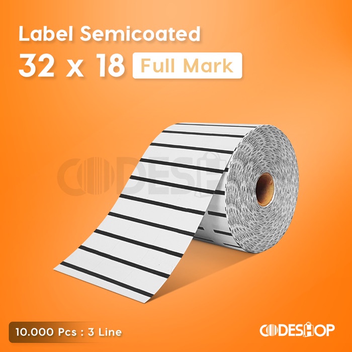 

LABEL BARCODE 32X18 FULLMARK 32 x 18 mm ISI 10000 PCS