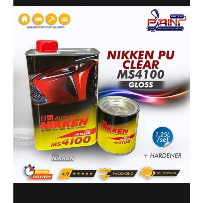 VERNIS NIKKEN 4100 MS CLEAR +HARDENER