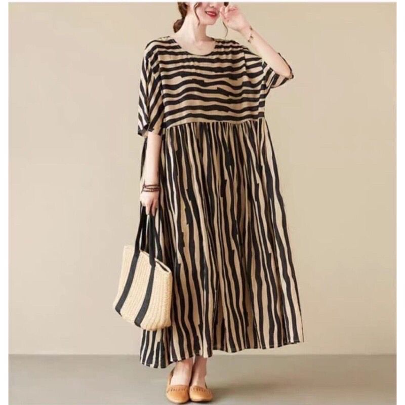 WS79003 DRESS LOOSE ZEVANIA IMPORT